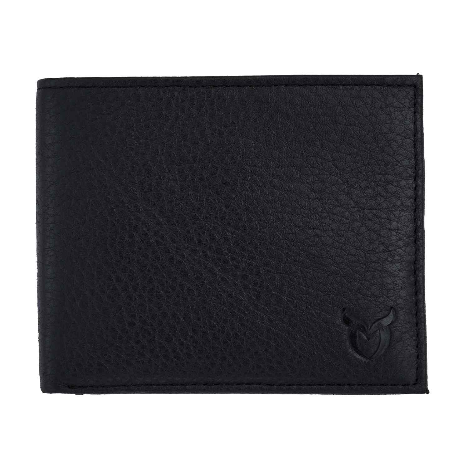 Black Natural Milled Wallet