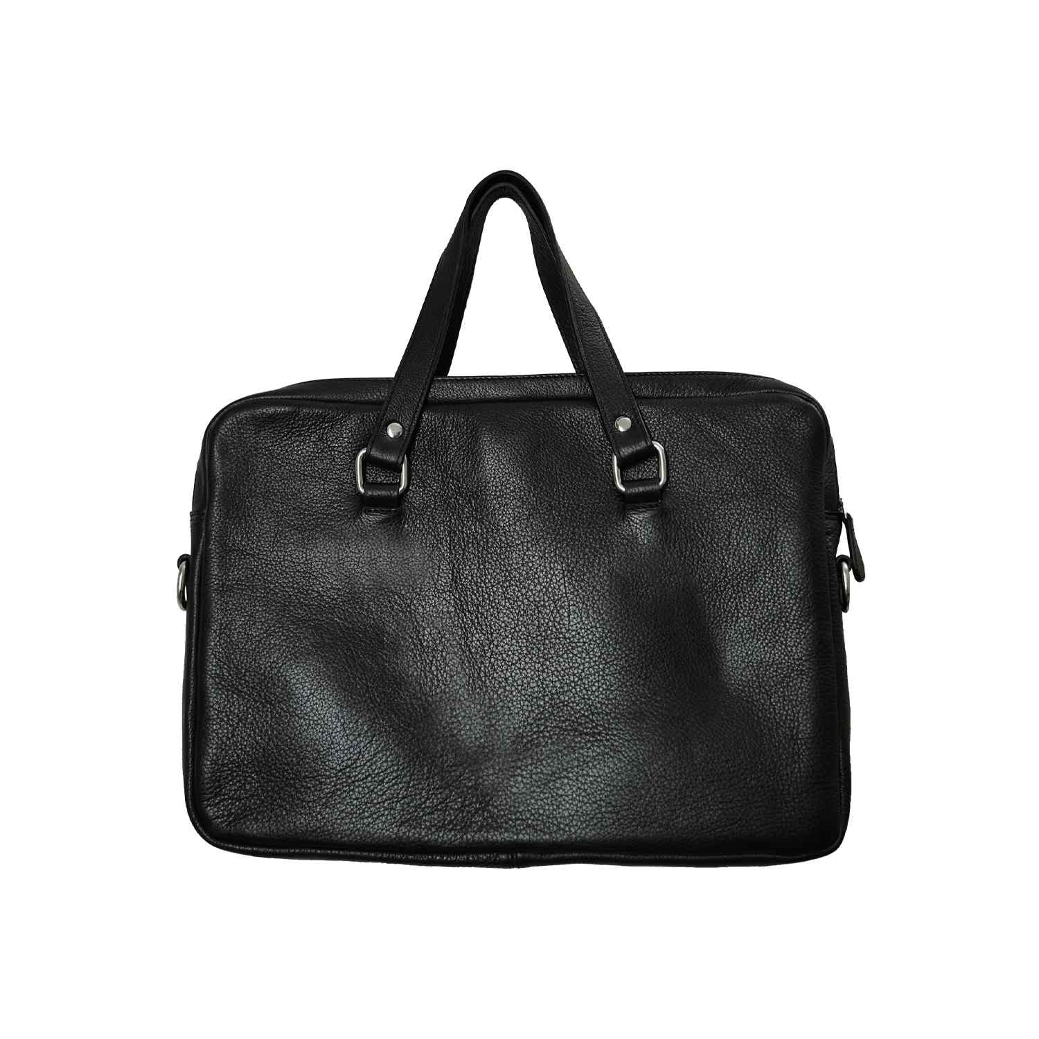 Black Natural Milled Laptop Bag