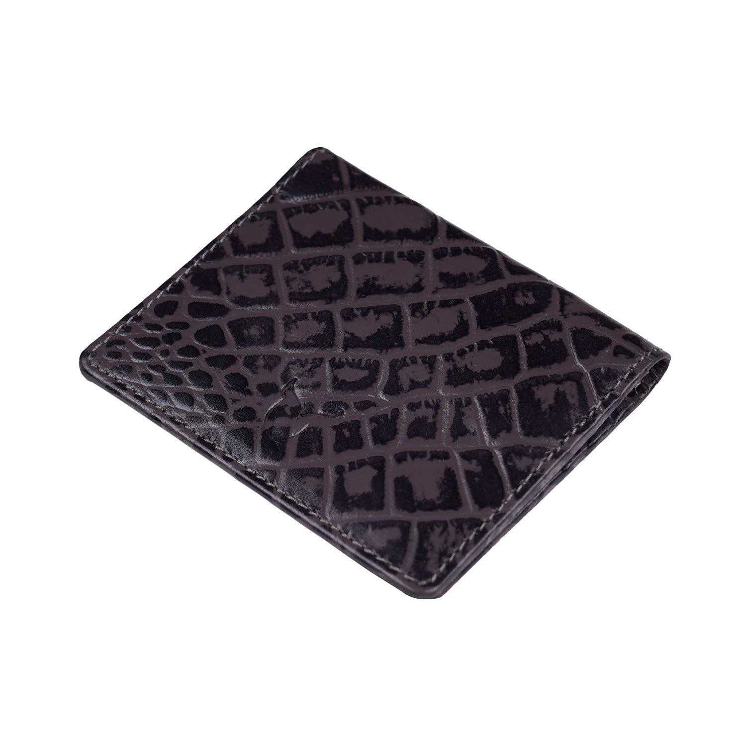 Mocha Crocodile Print Card Case (Pack of 2)