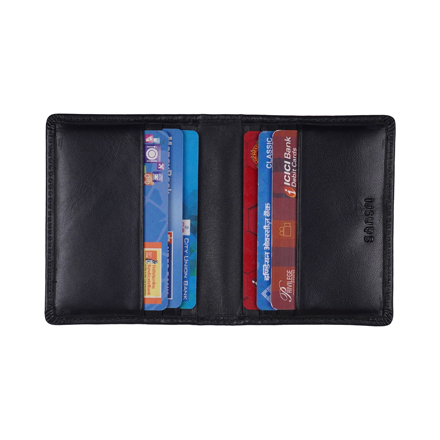 Mocha Crocodile Print Card Case (Pack of 2)