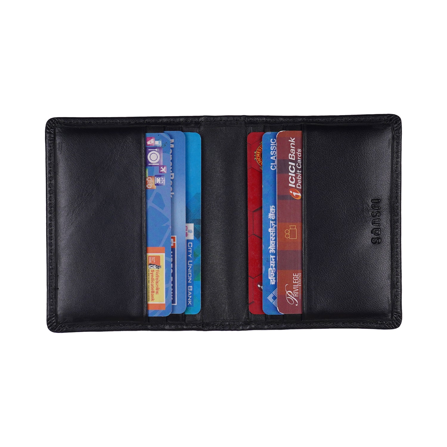 Black Nappa Card Case ( Pack of 2 )