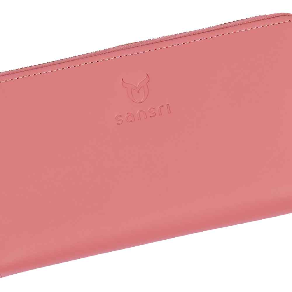 Coral Napa Clutch