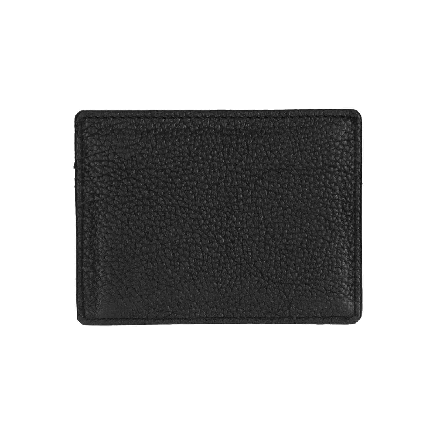 Black Printed Mesh Card Case