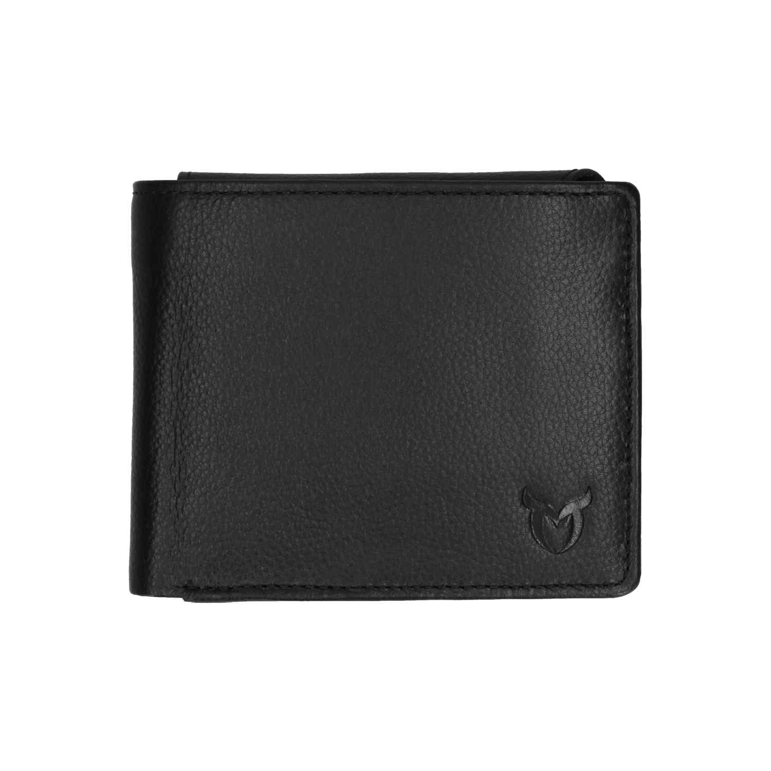Black Printed Milled Wallet Plus 