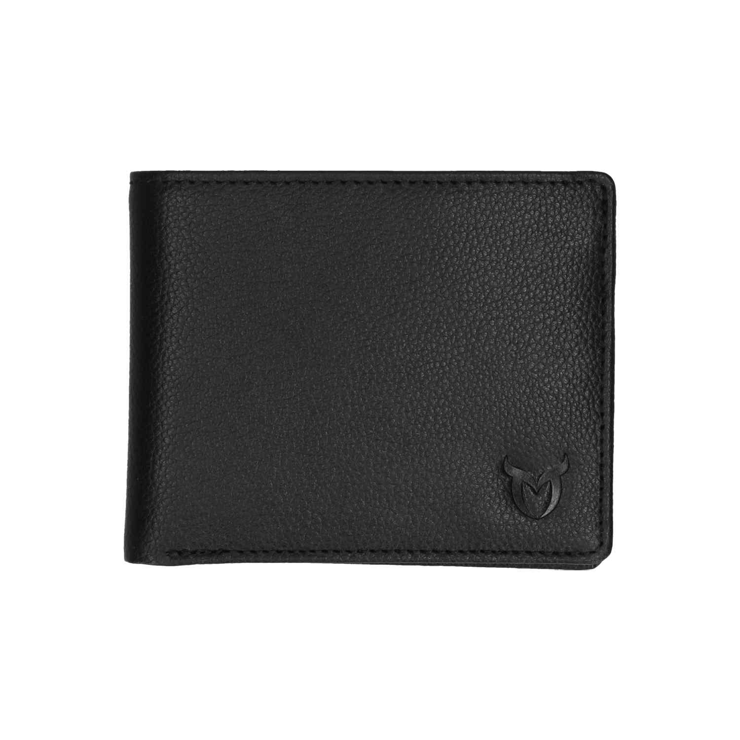 Black Printed Milled Wallet 