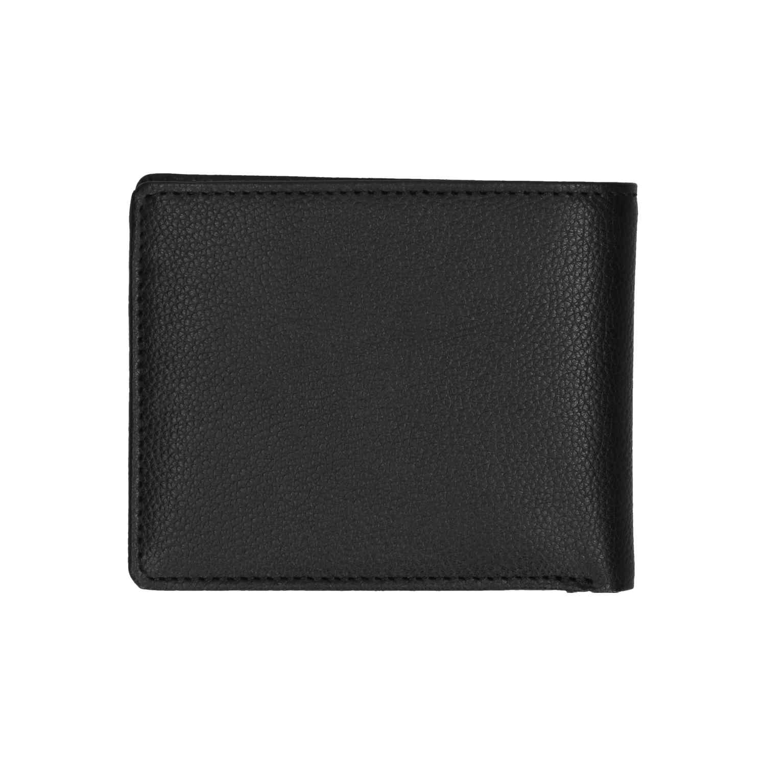 Black Printed Milled Wallet